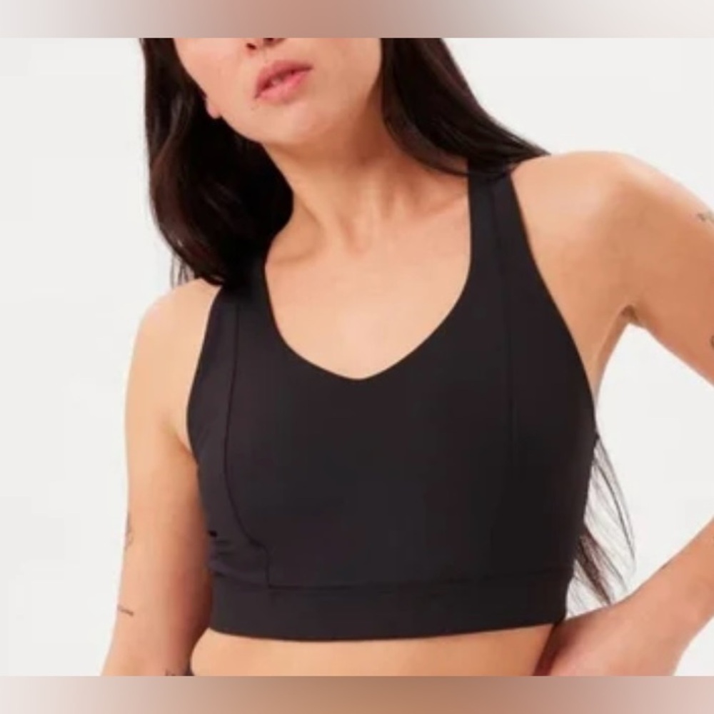 EUC - girlfriend collective -  Maeve - - black - L